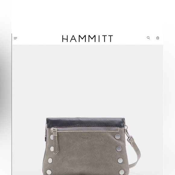 Hammitt Dillon Medium Black/Cozy Gray NEW - Picture 5 of 9